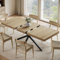 Oak Expandable Rectangular Dining Table